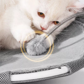 Cat Bed with Climbing Tower and Hammock