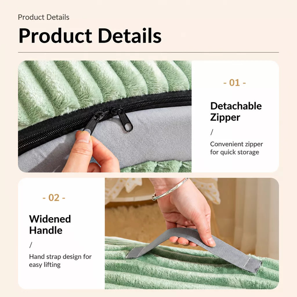 Enclosed Pet Bed for Dogs and Cats