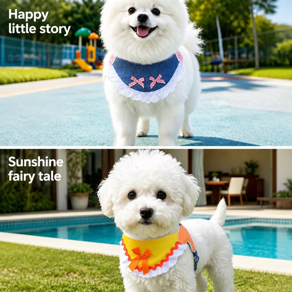 Small and Medium Dog Harness with 4.9 ft Leash