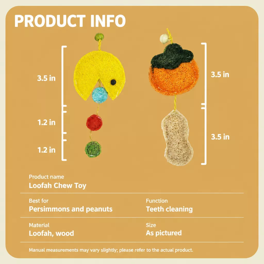 Loofah Cat Toy with Catnip
