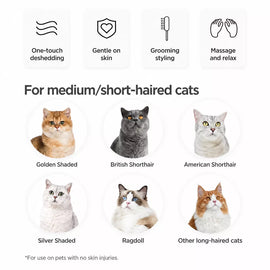 2-in-1 Cat & Dog Deshedding & Detangling Comb
