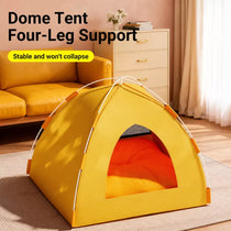 Washable Tent-Style Pet Bed for Cats and Small Dogs