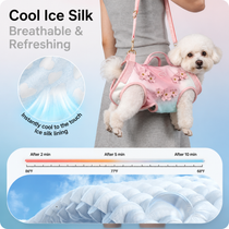Cherry Blossom Wearable Dog Carrier Harness with Shoulder Strap