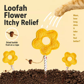 Loofah Cat Toy with Catnip