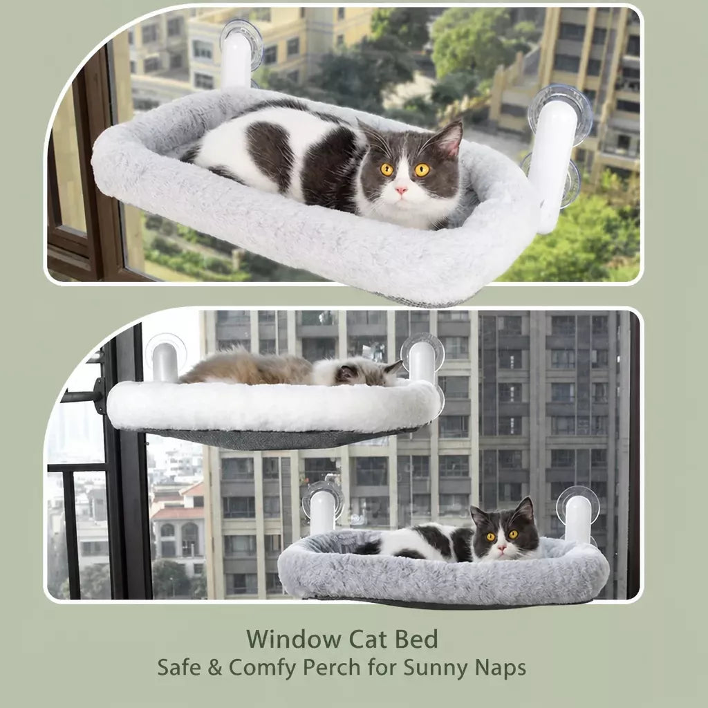 Cat Window Hammock with Suction Cups