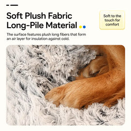 Extra-Large Washable Plush Pet Bed for Dogs and Cats