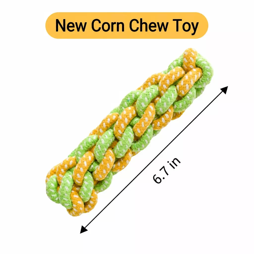 Rope Dog Tug Toy with Treat-Dispensing Ball for Medium and Large Dogs