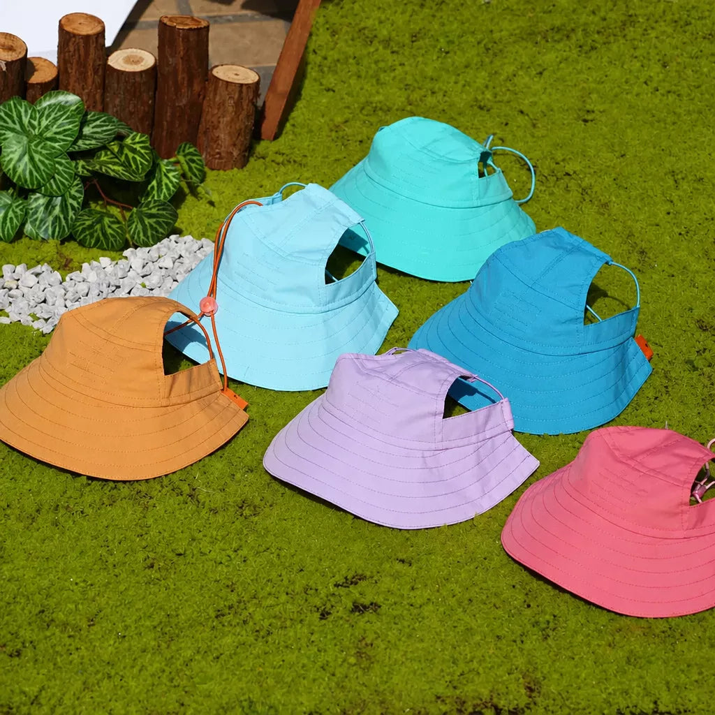 Adjustable Pet Bucket Hat for Dogs