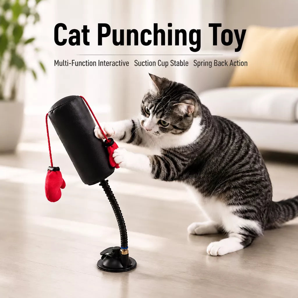 Interactive Rebound Boxing Toy for Cats & Dogs