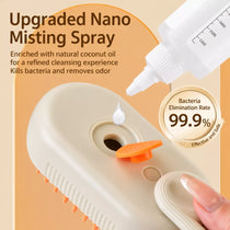 Rechargeable Spray Grooming Brush for Cats and Dogs