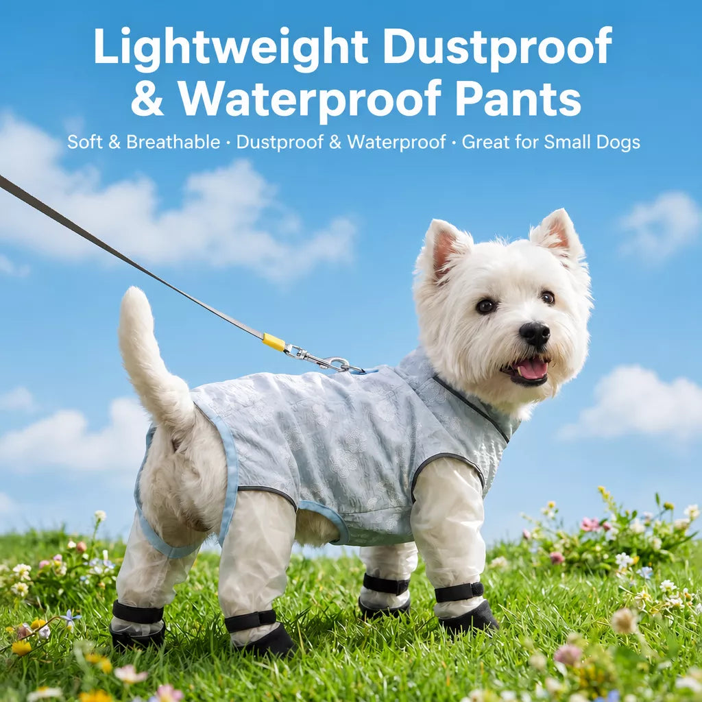 Lightweight Mesh Four-Leg Dog Coverall
