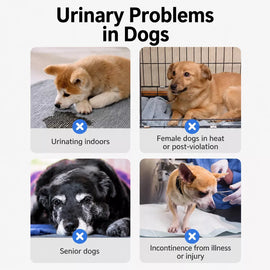Disposable Dog Diapers for Male and Female Dogs