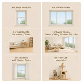 Cat Window Hammock Bed with Suction Cups