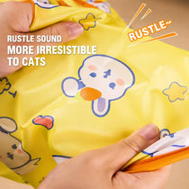 Crinkle Cat Tunnel Toy with Multiple Openings