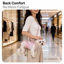Cherry Blossom Wearable Dog Carrier Harness with Shoulder Strap