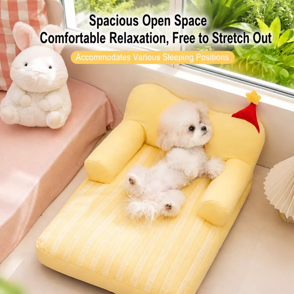 Washable Pet Sofa Bed for Dogs and Cats