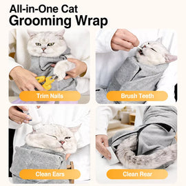 Cat Grooming Restraint Bag for Nail Trimming