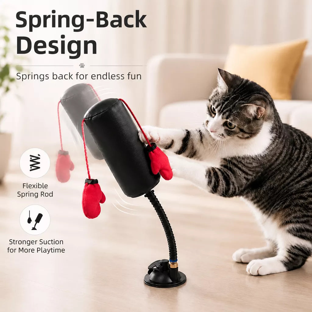 Interactive Rebound Boxing Toy for Cats & Dogs