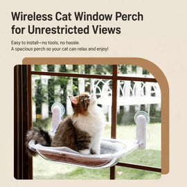 Transparent Foldable Cat Window Bed