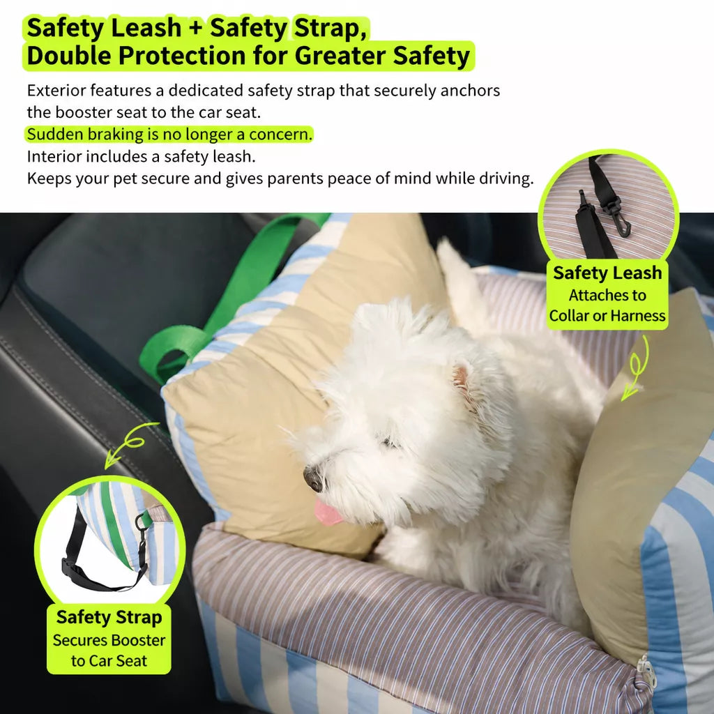 Removable Washable Car Pet Bed