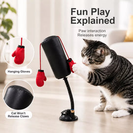 Interactive Rebound Boxing Toy for Cats & Dogs
