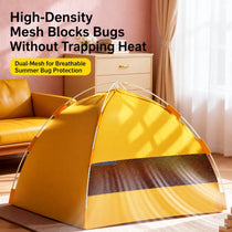 Washable Tent-Style Pet Bed for Cats and Small Dogs