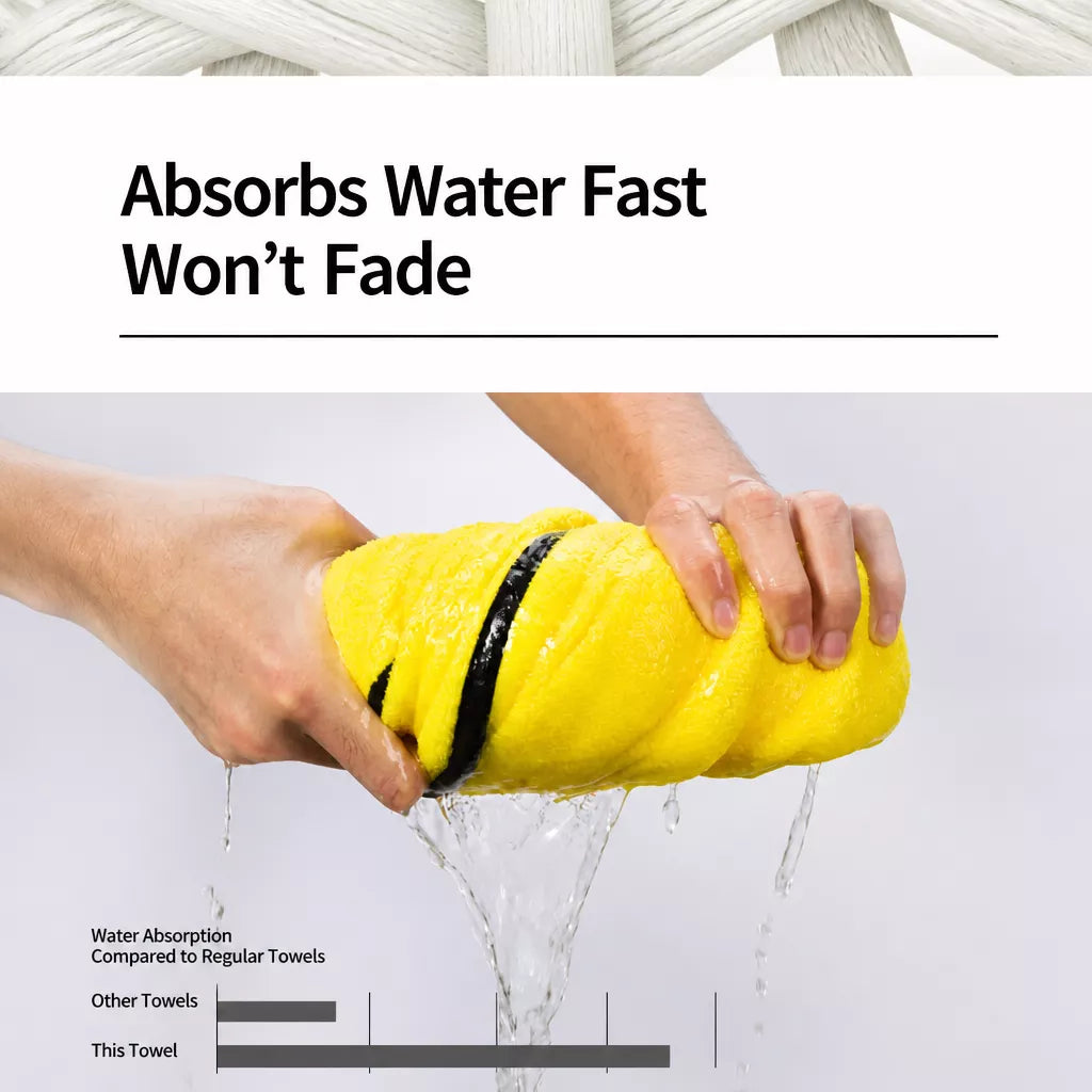Absorbent Cotton Pet Bath Towel for Dogs and Cats
