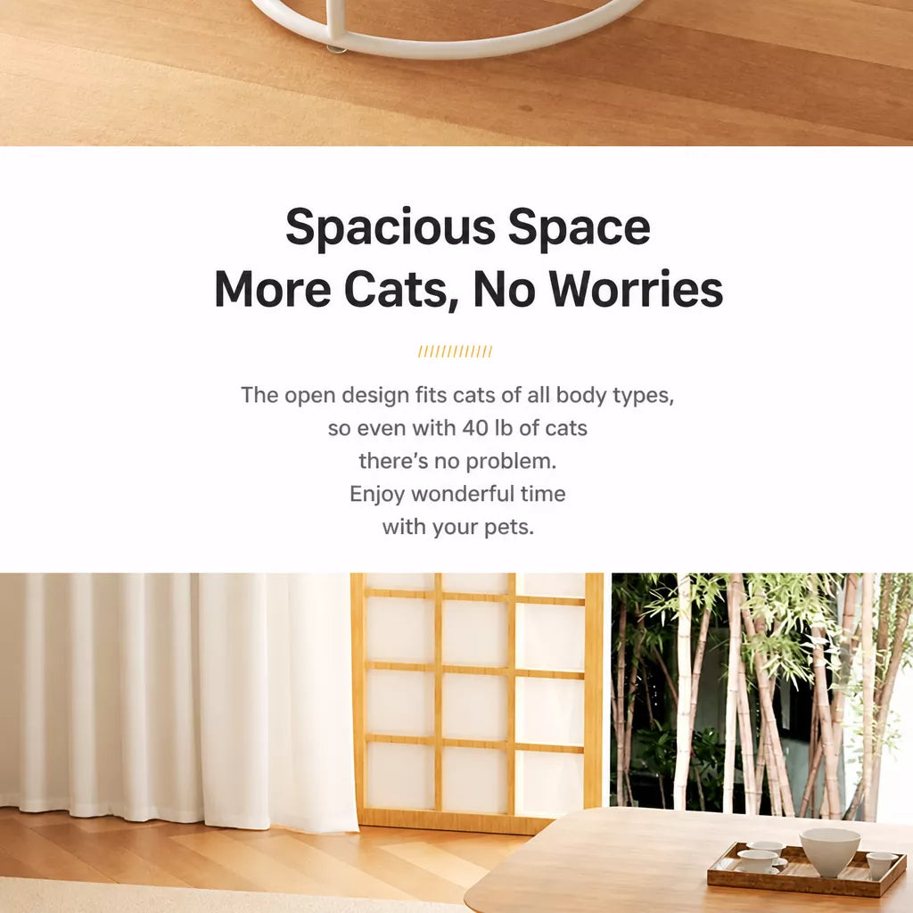 Cat Bed with Climbing Tower and Hammock