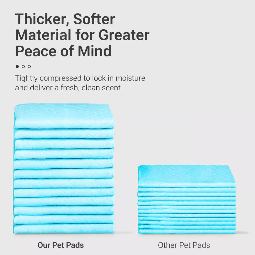 Thick Absorbent Pet Potty Training Pads for Dogs, Cats & Rabbits