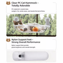 Transparent Foldable Cat Window Bed