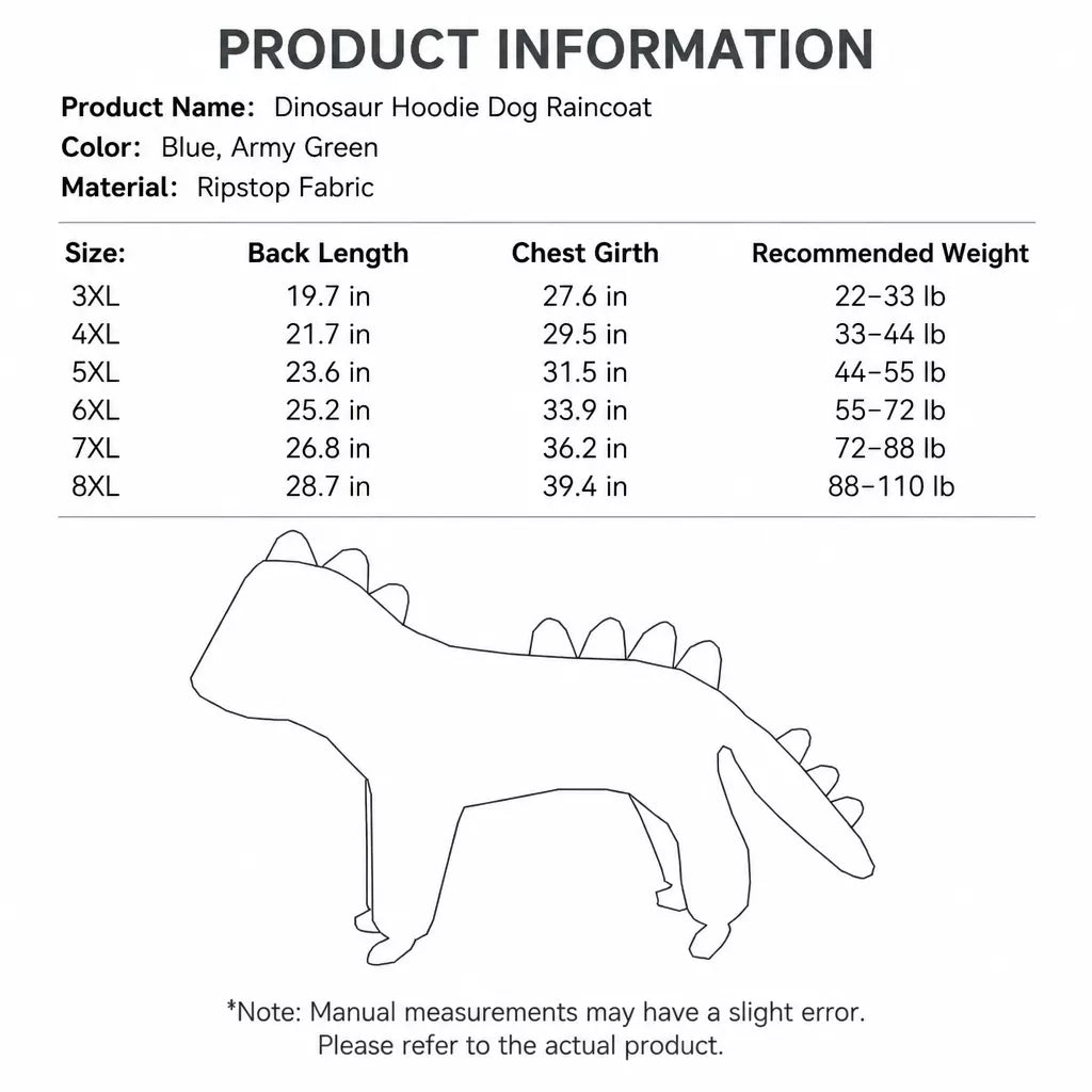 Full-Coverage Waterproof Raincoat for Medium to Large Dogs