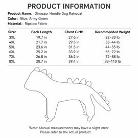 Full-Coverage Waterproof Raincoat for Medium to Large Dogs
