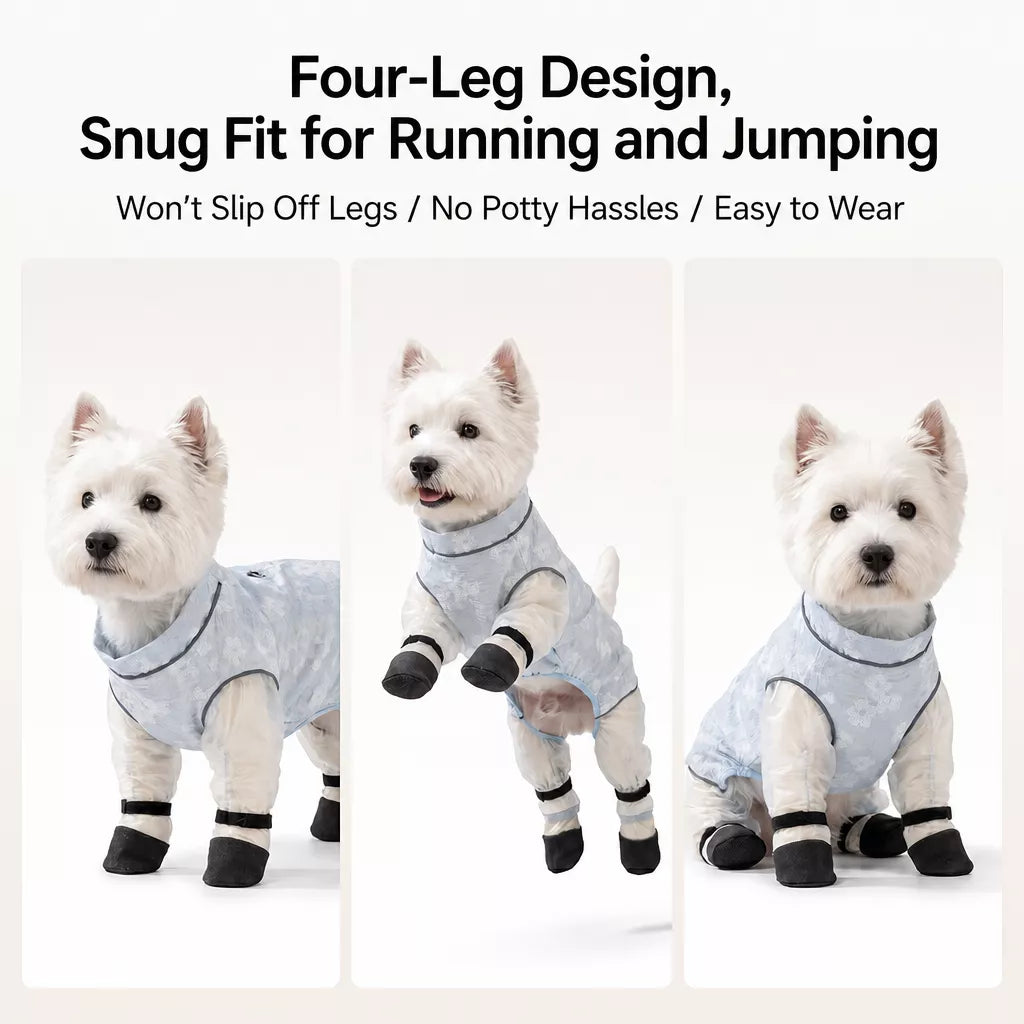 Lightweight Mesh Four-Leg Dog Coverall