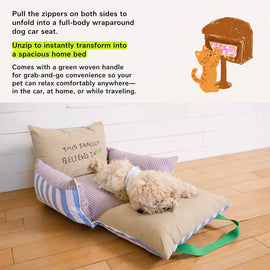 Removable Washable Car Pet Bed