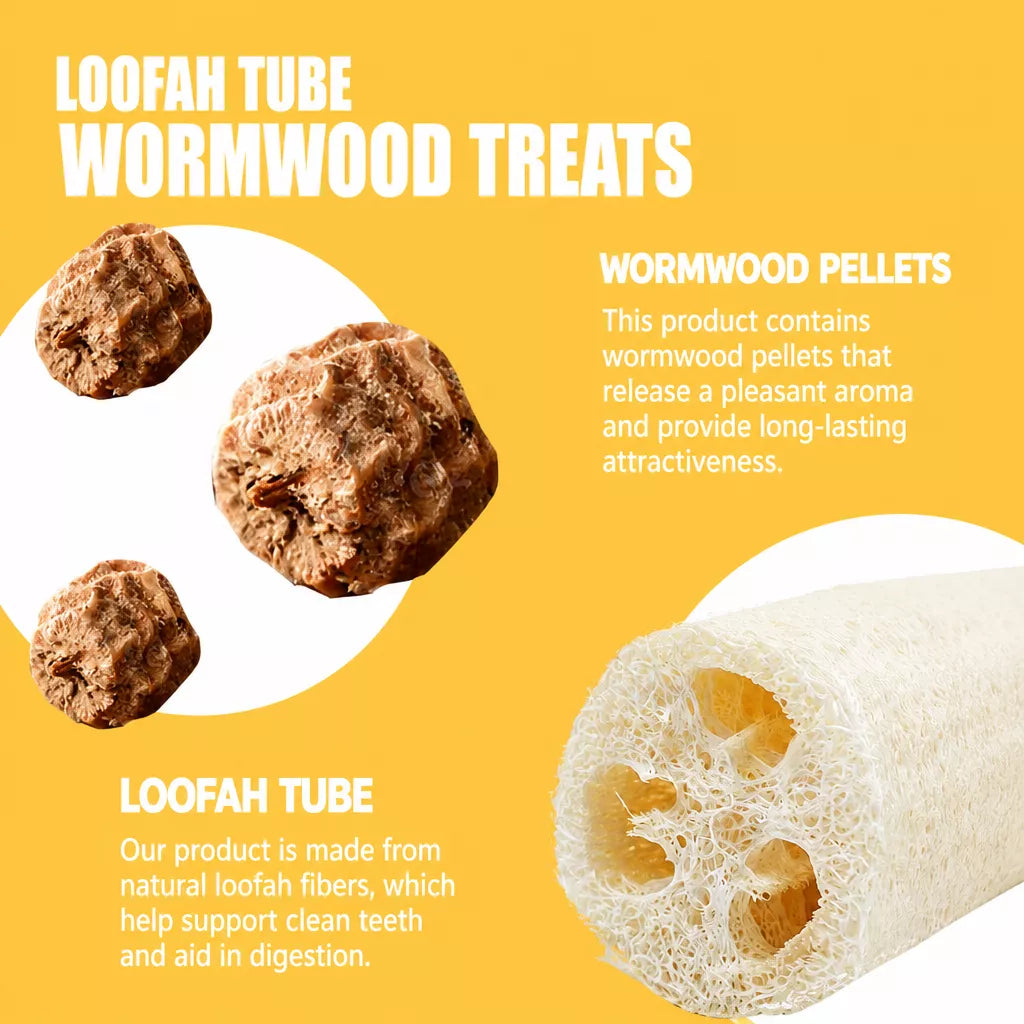 Loofah Cat Toy with Catnip