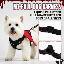 Breathable Demon & Angel Wing Dog Harness with Optional Leash