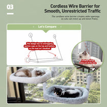 Cat Window Hammock with Suction Cups