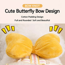 Bow Tie Vest-Style Dog Harness and Leash for Small Dogs