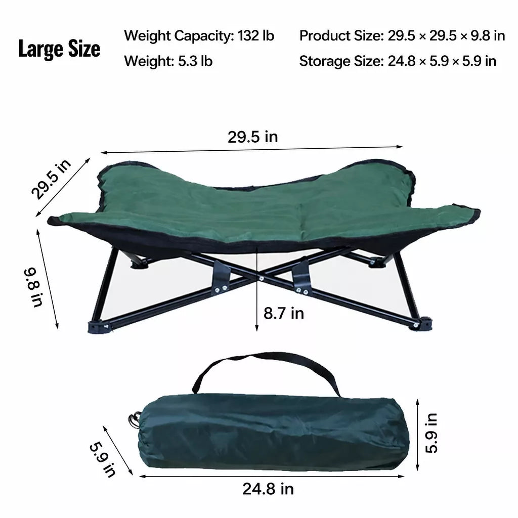Foldable Outdoor Pet Camping Bed