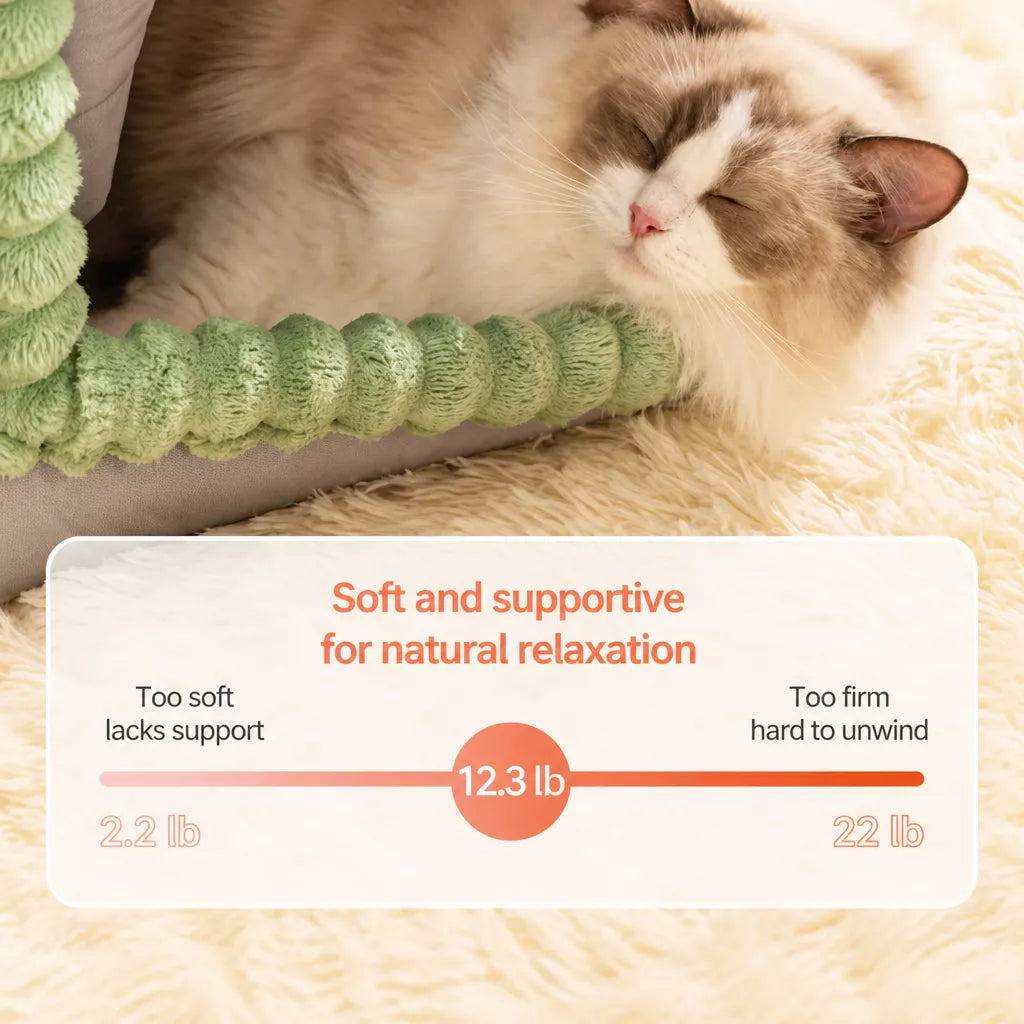 Enclosed Pet Bed for Dogs and Cats