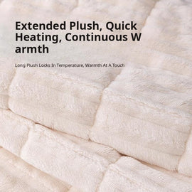 Cloud-Soft Ribbed Fleece Modular Couch Cover warm fleece pile and dimensional quilting