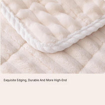 Cloud-Soft Ribbed Fleece Modular Couch Cover available neutral colors for modular sofa styling