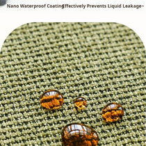 Nano-Shield Waterproof Chenille Sofa Cover non-slip dotted backing detail