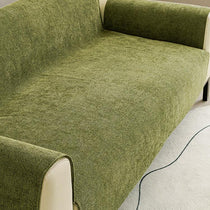 Nano-Shield Waterproof Chenille Sofa Cover full-length sofa coverage from seat to backrest