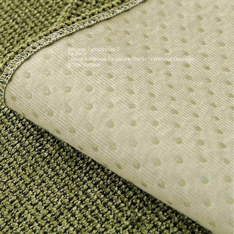 Nano-Shield Waterproof Chenille Sofa Cover tailored drape over a modern sofa