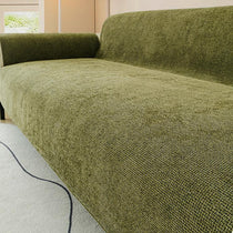 Nano-Shield Waterproof Chenille Sofa Cover soft wear-resistant chenille texture