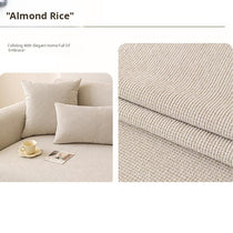 Nano-Shield Waterproof Chenille Sofa Cover water-repellent surface with beaded droplets