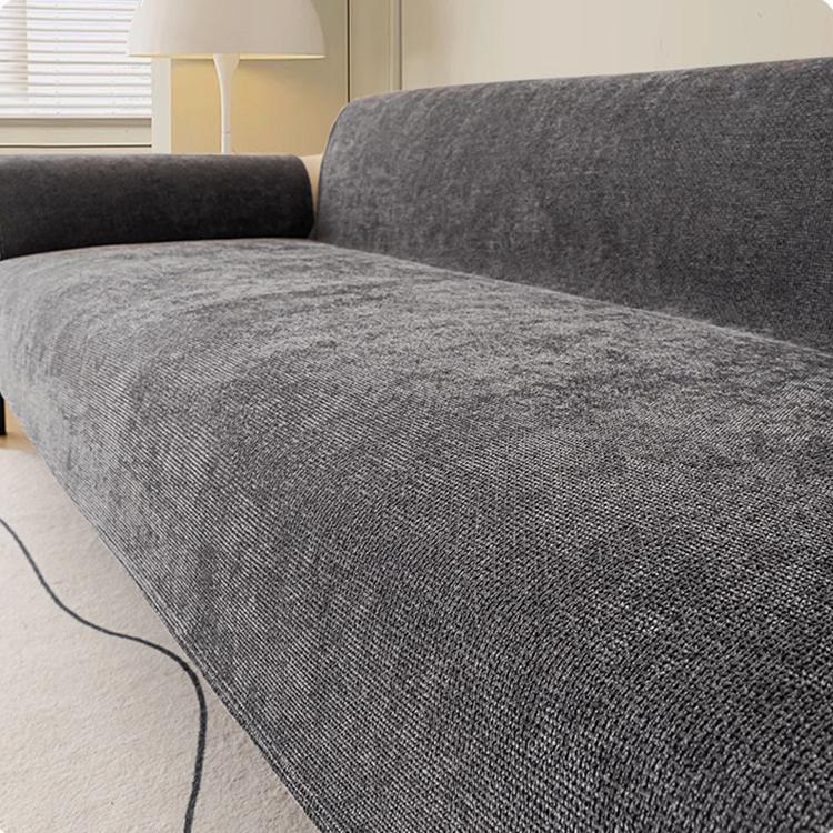 Nano-Shield Waterproof Chenille Sofa Cover close-up of the breathable textured weave