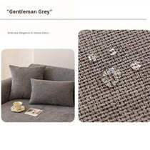 Nano-Shield Waterproof Chenille Sofa Cover tailored drape over a modern sofa