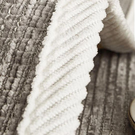 Ribbed Jacquard Chenille Modular Couch Cover stacked color options with fine vertical ribs